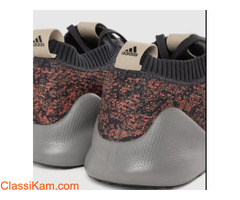 ADIDAS - Men Black & Orange Running Shoes Size-11