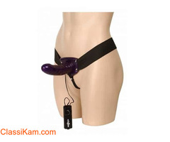 American Whopper 6.5″ Dong Vibrating With Harness