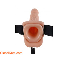 Realistic Pussy Hollow Penis Enlarger Sleeve