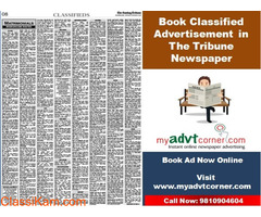 Find Tribune Classified Ad Booking Services