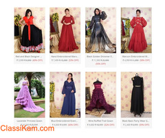 Shop Party Wear Gowns Online in Siliguri