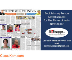 Get Missing Person Newspaper Ads