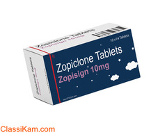 Zopiclone 10mg Tablet	 Treat Bouts of Insomnia