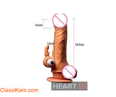 Brave Man Penis Sleeve with Multi-Speed Bullet Vibrator