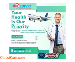 Use Hi-tech ICU Aids by Medivic Air Ambulance in Kolkata