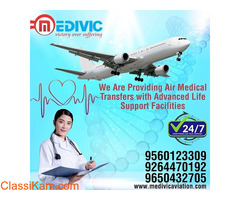 Avail High-Class Charter ICU Air Ambulance in Chennai by Medivic