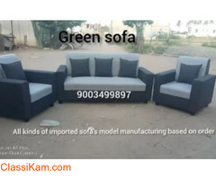 Sofa 3+1+1 pillows sofa set