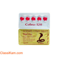 Buy Cobra 120 Mg Tablets: Uses, Dosage, Side Effects, Warning