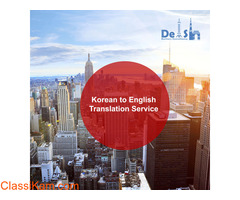 Professional Korean Translation Services in India