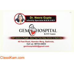Low-cost IVF centre in Bathinda