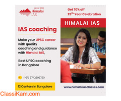 Prepare for the civil services best UPSC coaching in Bangalore