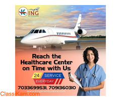 Now Hire ICU Emergency Air Ambulance Service in Ranchi by King