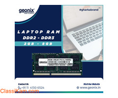 Get the best laptop RAM in India from Geonix