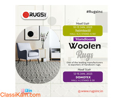 Get Woolen Rugs Exporter in India