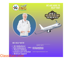 Pick Hassle-Free Patient Transfer Air Ambulance in Patna by King