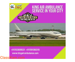 Select Paramount Air Ambulance in Kolkata at Affordable Price by King