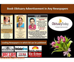 Publish Times of India Obituary Advertisement at Affordable Rates