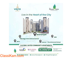 2 and 3BHK flats in bowrampet | Vajradevelopers