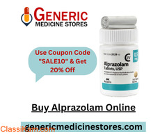 Buy Alprazolam Online Legally - Generic Medicine Stores