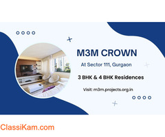 M3M Crown Gurgaon Sector 111 Gurgaon - Luxury Like Never Before