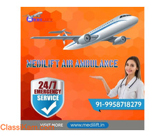 Get Supercilious Air Ambulance Services in Gwalior