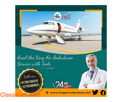 Hire Quick and Prime Shifting Air Ambulance in Chennai by King