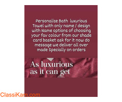 Personalize Towel Exclusive Gifts for her