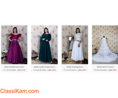 Shop Gowns for Ladies Online in Bhopal