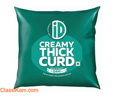 Buy ID Fresh Best Creamy Thick 400 Gram Curd Online India