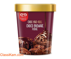 Fresh Pure Kwality Walls Choco Brownie Fudge 700 ml TUB