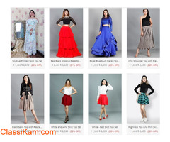 Shop Top Skirts for Ladies Online in Chennai