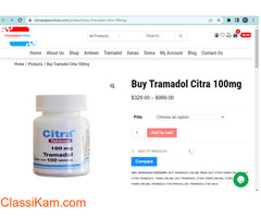 Tramadol Citra cure moderate to severe pain Order Now