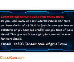 LOAN OFFER APPLY TODAY FOR MORE INFO