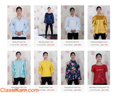 Shop Designer Tops for Women in Varanasi
