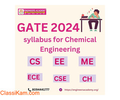 Best GATE syllabus for chemical Engineering Exam preparation
