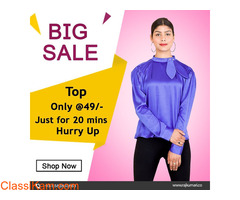 Shop Trendy Tops for Ladies Online in Noida