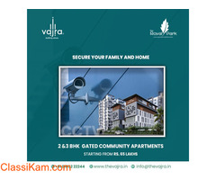 2 and 3BHK apartments for sale in bowrampet | Vajradevelopers