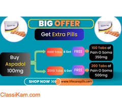 Aspadol er 200 mg | Get 20 % off | lifecarepills