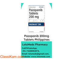Purchase Generic Pazopanib 400mg Tablets Lowest Cost Malaysia Dubai