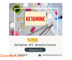 Ketamine API Manufacturers in India