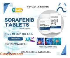 Buy Sorafenib 200mg Tablets Thailand lowest price USA