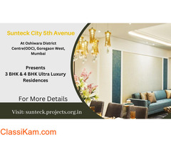Sunteck City 5th Avenue Goregaon West Mumbai - Modern living is here
