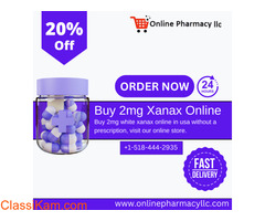Purchase White Xanax 2mg Online with Overnight Delivery to the USA