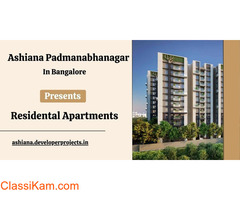 Ashiana Padmanabhanagar Bangalore - Everyone Deserves The Right Home