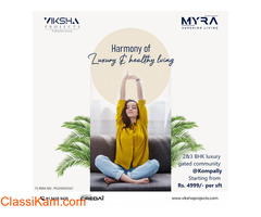 New apartments for sale in Kompally | Myra Project