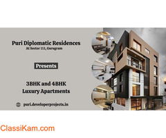 Puri Diplomatic Residences Gurgaon - Expansive Spaces For Your Family