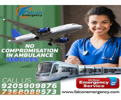 Falcon Train Ambulance in Patna is a Beneficial Alternative