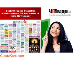 Get Times of India Shopping Advertisement Rates