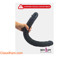 Buy Double Dong Ultra Black Dildo in India | Call: 9830983141
