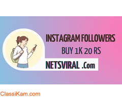 Instagram followers buy 1k 20 rs